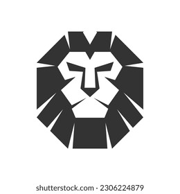 lion logo template. Icon Illustration Brand Identity. Isolated and flat illustration. Vector graphic