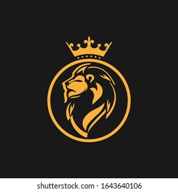 Lion Logo Template vector icon illustration design