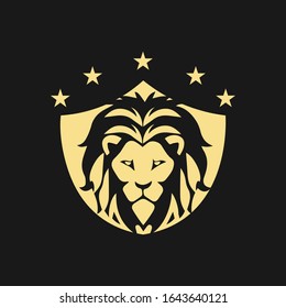 Lion Logo Template vector icon illustration design