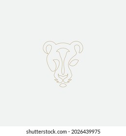 Lion Logo Template vector icon illustration design