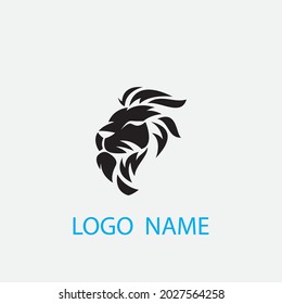 Lion Logo Template vector icon illustration design