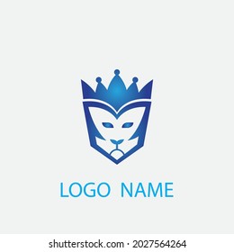 Lion Logo Template vector icon illustration design
