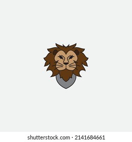 Lion Logo Template vector icon illustration design