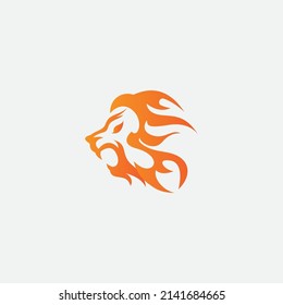 Lion Logo Template vector icon illustration design