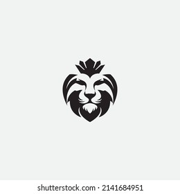 Lion Logo Template vector icon illustration design