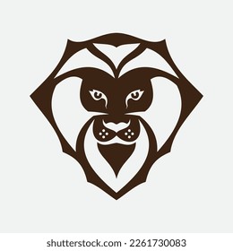 Lion Logo Template vector icon illustration design