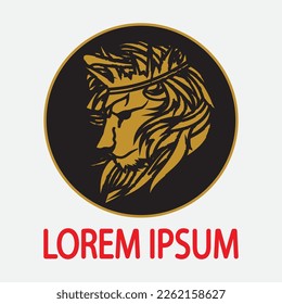 Lion Logo Template vector icon illustration design