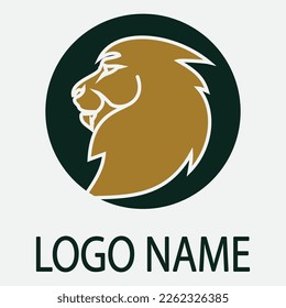 Lion Logo Template vector icon illustration design