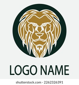 Lion Logo Template vector icon illustration design