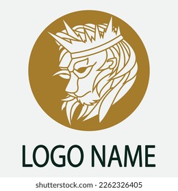 Lion Logo Template vector icon illustration design