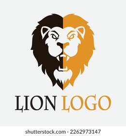 Lion Logo Template vector icon illustration design