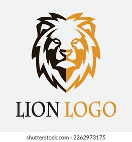 Lion Logo Template vector icon illustration design