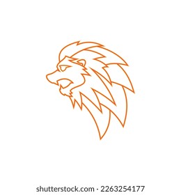 Lion Logo Template vector icon illustration design