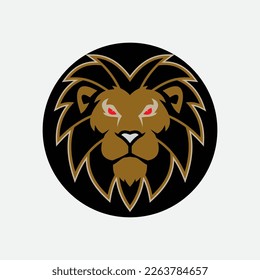 Lion Logo Template vector icon illustration design