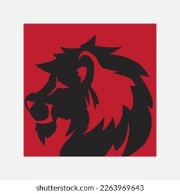 Lion Logo Template vector icon illustration design