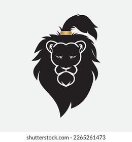 Lion Logo Template vector icon illustration design