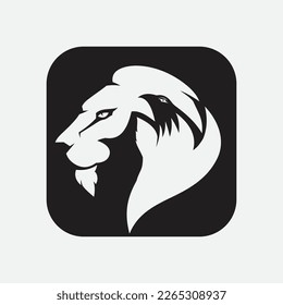 Lion Logo Template vector icon illustration design