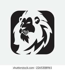 Lion Logo Template vector icon illustration design