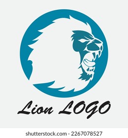 Lion Logo Template vector icon illustration design