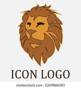 Lion Logo Template vector icon illustration design