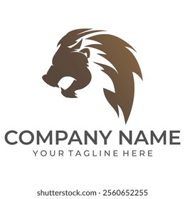 Lion Logo Template vector icon illustration design