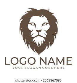 Lion Logo Template vector icon illustration design