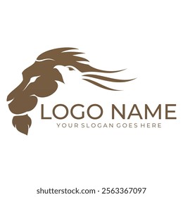Lion Logo Template vector icon illustration design