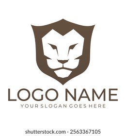 Lion Logo Template vector icon illustration design
