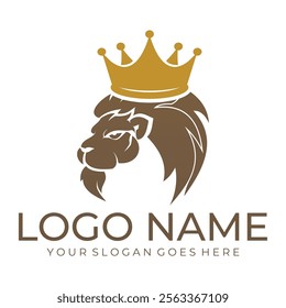 Lion Logo Template vector icon illustration design