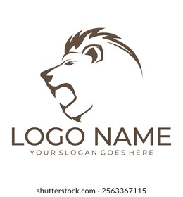 Lion Logo Template vector icon illustration design