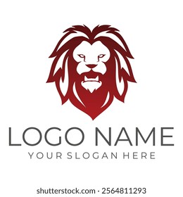 Lion Logo Template vector icon illustration design