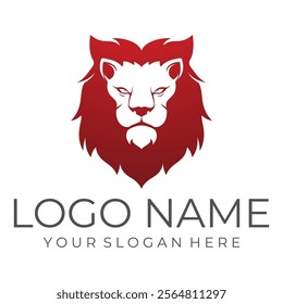 Lion Logo Template vector icon illustration design