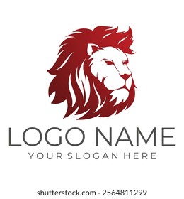 Lion Logo Template vector icon illustration design