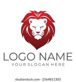 Lion Logo Template vector icon illustration design