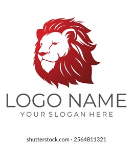 Lion Logo Template vector icon illustration design