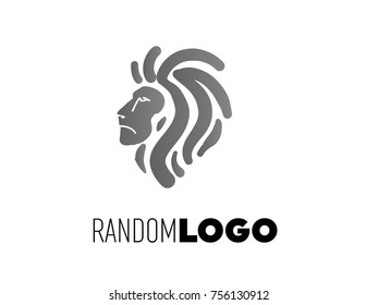 Lion Logo. Unique random style for any of your purpose or business. Vector easy to edit