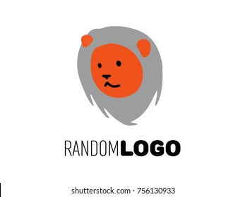 Lion Logo. Unique random style for any of your purpose or business. Vector easy to edit