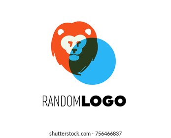 Lion Logo. Unique random style for any of your purpose or business. Vector easy to edit