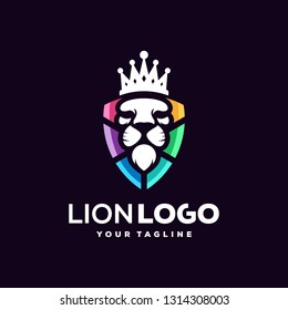 Lion logo vector
