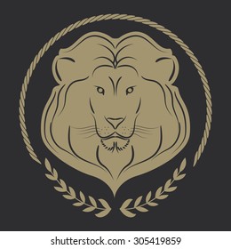 Lion logo Vector