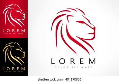 lion logo vector