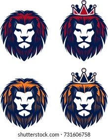 Lion - logo, vector