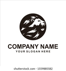 lion logo vector animals design