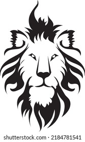 Lion Logo vector art illustration 