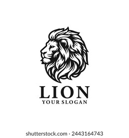 Vector del logotipo del león. Vector editable EPS 10