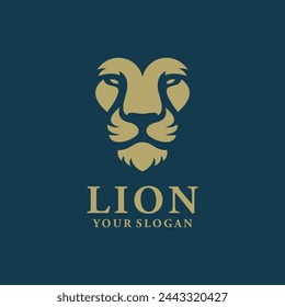 Vector del logotipo del león. Vector editable EPS 10