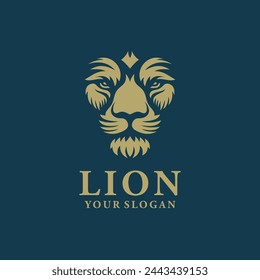 Lion logo vector. EPS 10 editable vector