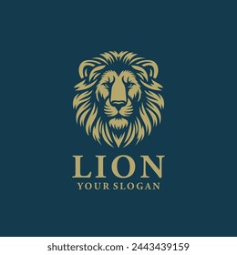 Lion logo vector. EPS 10 editable vector