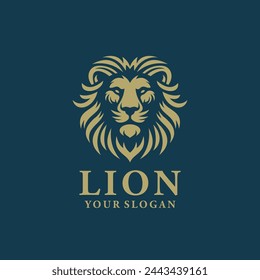 Lion logo vector. EPS 10 editable vector