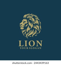 Lion logo vector. EPS 10 editable vector